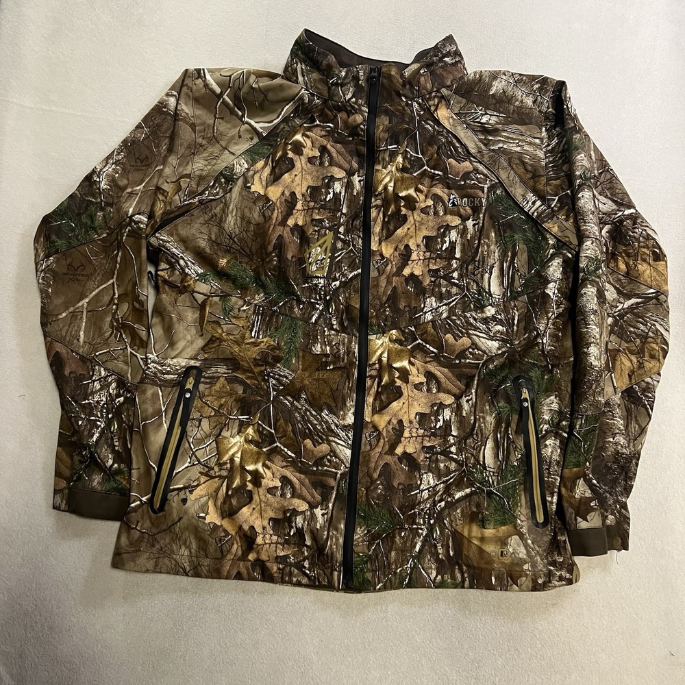 Rocky Realtree Jacket Camouflage Outdoor Hunting Men's Size 2XL Full Zip Up